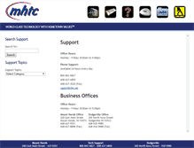 Tablet Screenshot of mhtcsupport.net